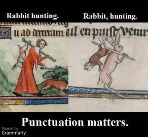 Medieval Manuscript - Rabbit hunting. Rabbit, hunting.